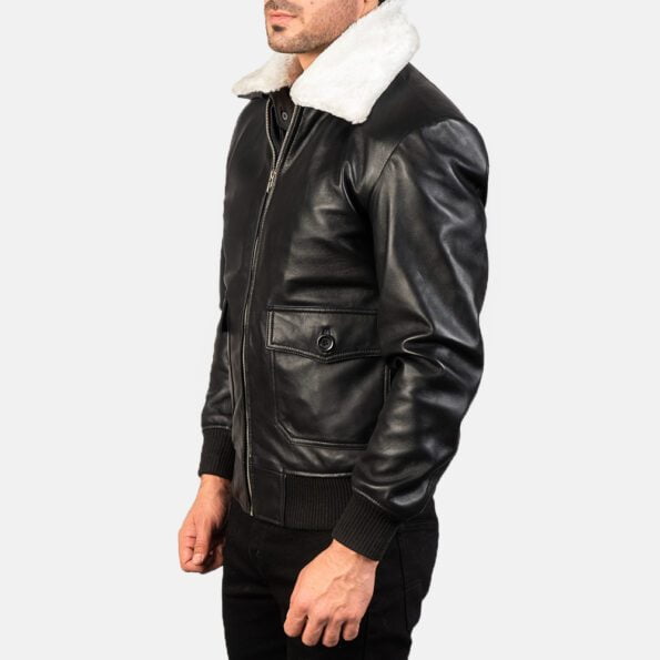 Bomber Jacket black &white img02