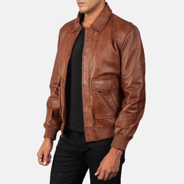 columbus-high-color brown jacket