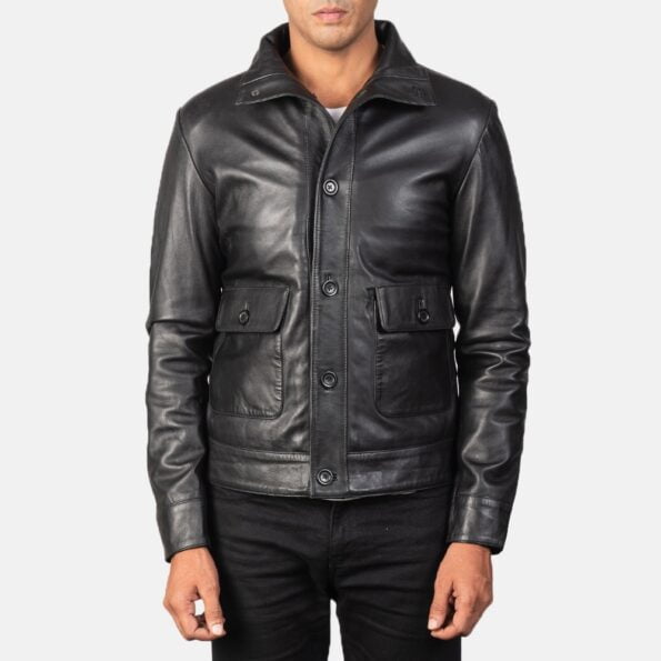 Columbus Black Leather