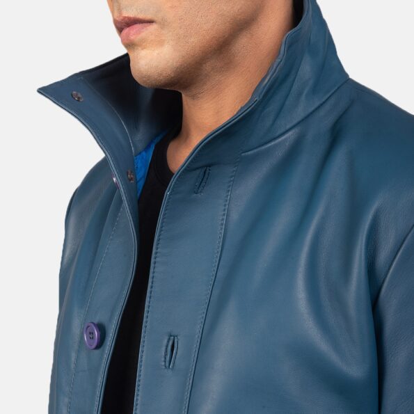 columbus-blue-leather-jacket