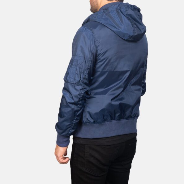 Glen Street back sait blue jacket