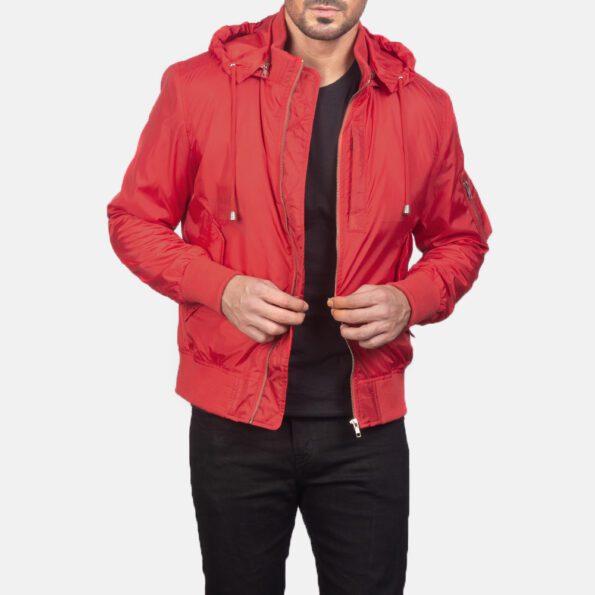 Columbus-high-color red jacket