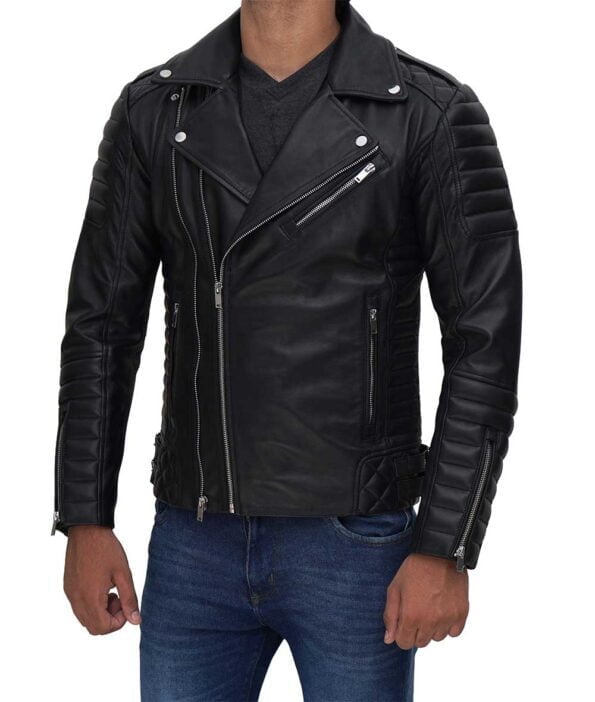 Leather Biker Jacket img01