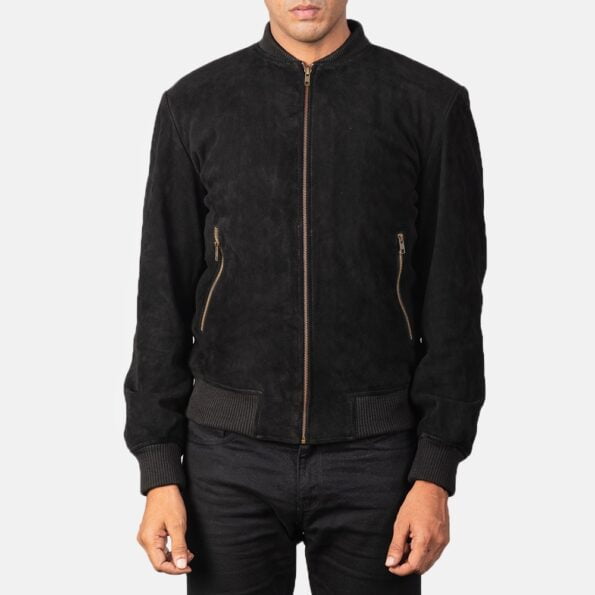 Suede Bomber Jacket img01