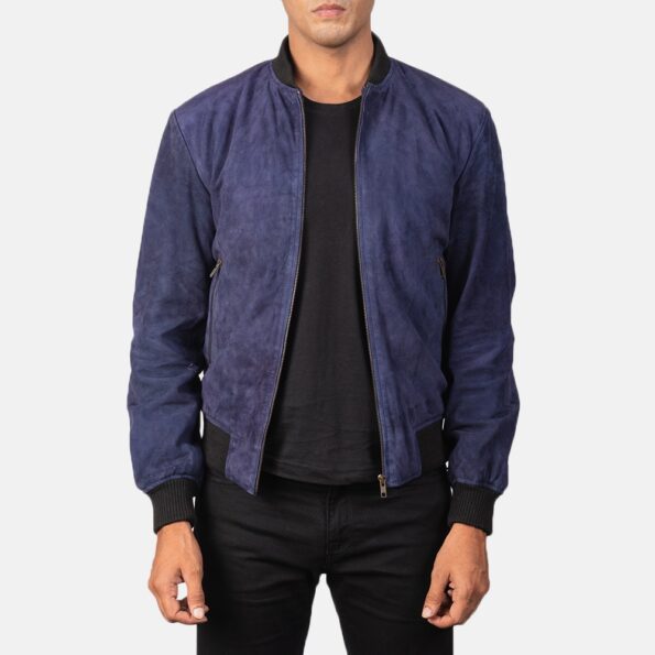 columbus Blue Bomber Jacket