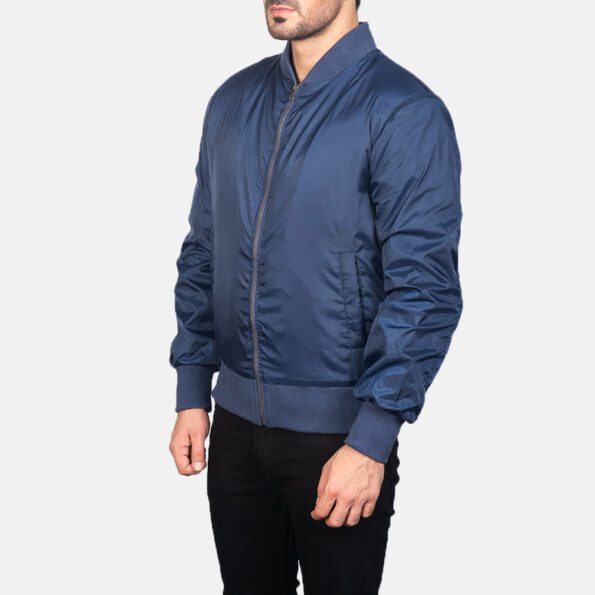 Zack Blue Bomber Jacket img03