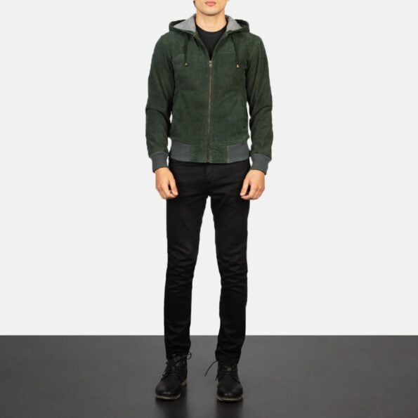 Green Hooded jacket