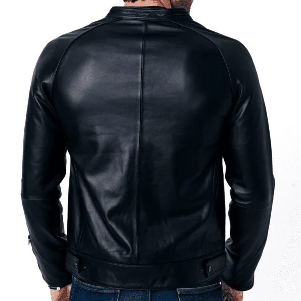 black Maven leather jacket