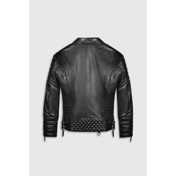 leather jacket black