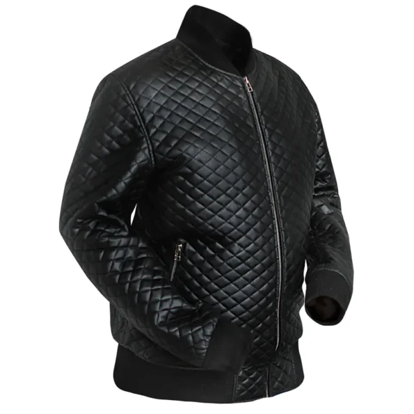 Diamond bomber jacket