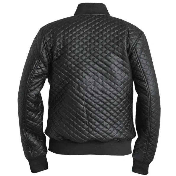 Diamond bomber jacket