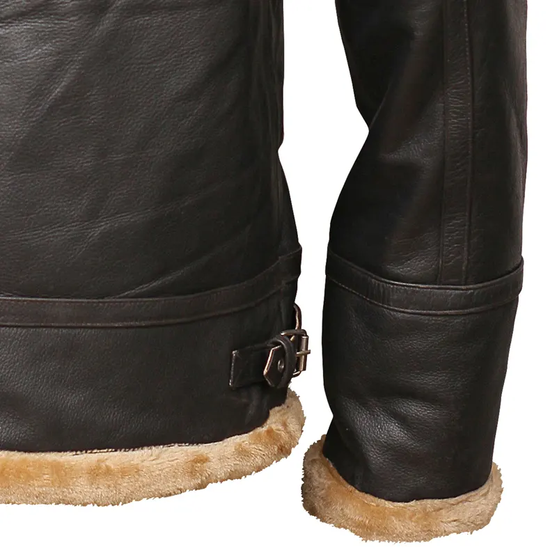 13 leatherify jacket Dark-Brown-Sheepskin-Leather-B3-Bomber-Jacket