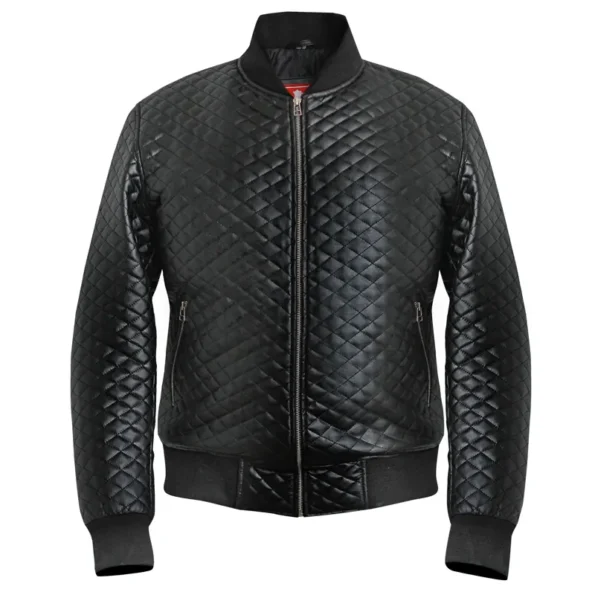 Diamond bomber jacket