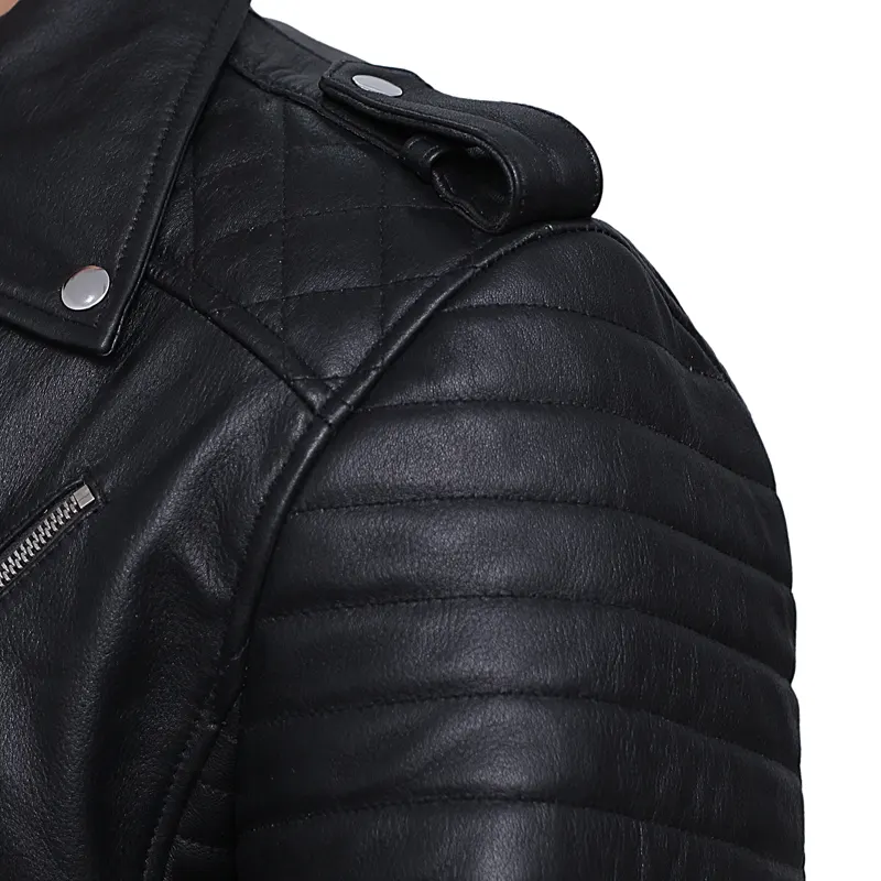 35 leatherify jacket Genuine-Leather-Black-Slim-Fit-Biker-Motorcycle-Jacket