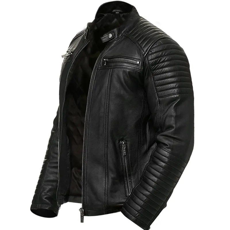 4 leatherify jacket Mens-Biker-Vintage-Motorcycle-Distressed-Black-Retro-Jacket