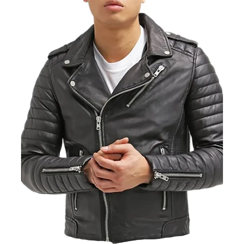 5 leatherify jacket Men-Black-Leather-Quilted-Biker-Jacket