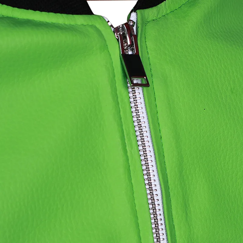 leathify jacket Seinfeld-8-Ball-Green-Bomber-Jacket