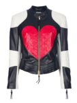 Kylie-Minogue-Red-Heart-Love-Leather-Jacket